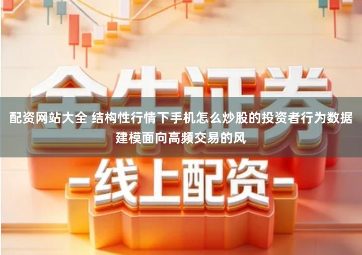 配资网站大全 结构性行情下手机怎么炒股的投资者行为数据建模面向高频交易的风